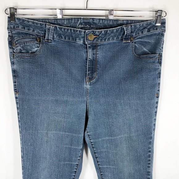 Lane Bryant Plus‎ Size 24 Jeans Boot Cut Flare Pockets Blue Denim Stretch 1385 - Picture 3 of 9